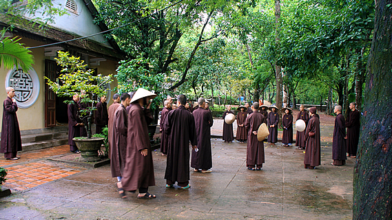 Buddhist Monastery in the Enchanted Forest