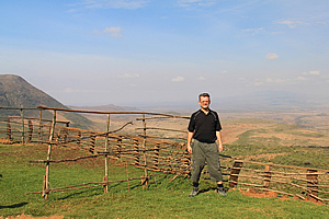 At the edge of the rift valley 