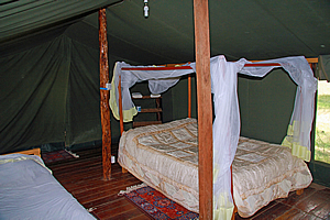 Inside my tent 