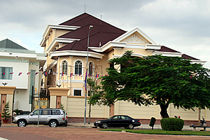 The Cambodian prime minister's house 