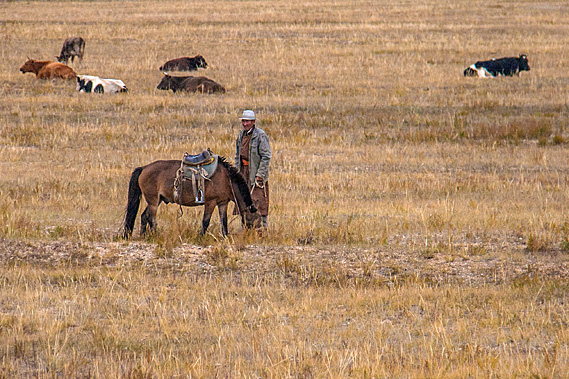 A nomadic farmer