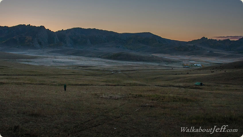 Frosty morning back to Ulaanbaatar