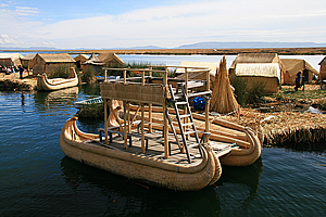 Large reed boat