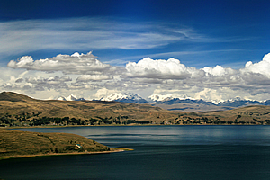 Last view of Lake Titicaca
