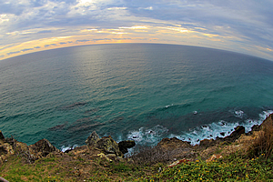 View from Australia's easternmost point 
