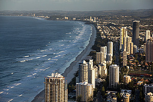 Gold Coast from Q1 Tower 