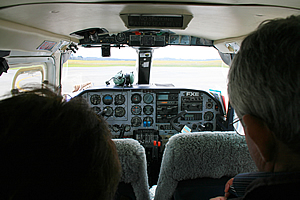 Inside the tiny plane