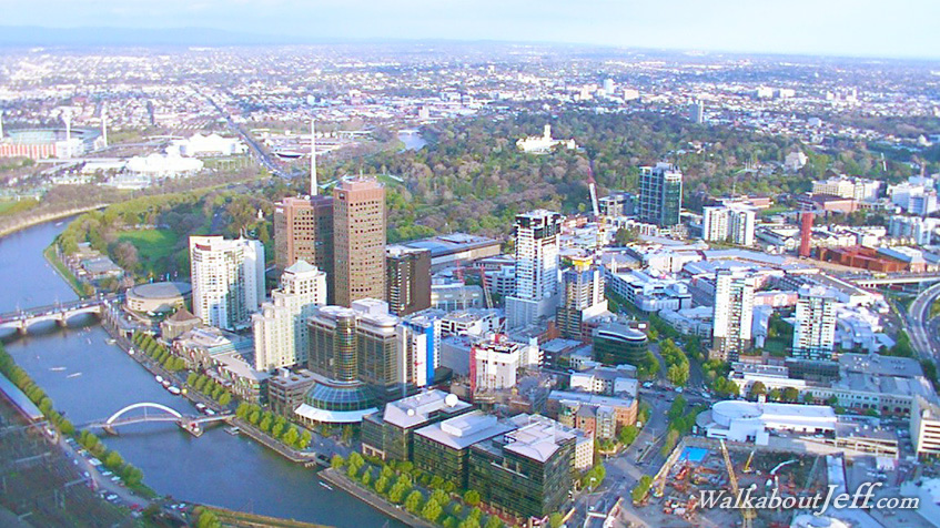 Yarra River from above