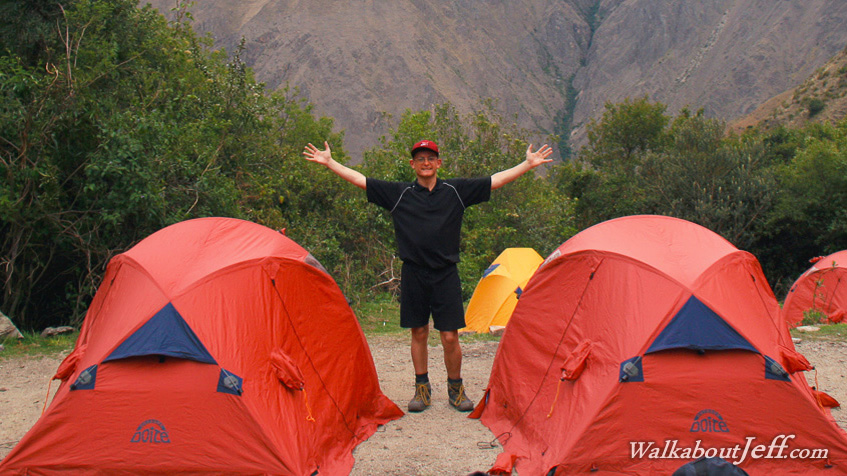 Camp on the Inca Trail