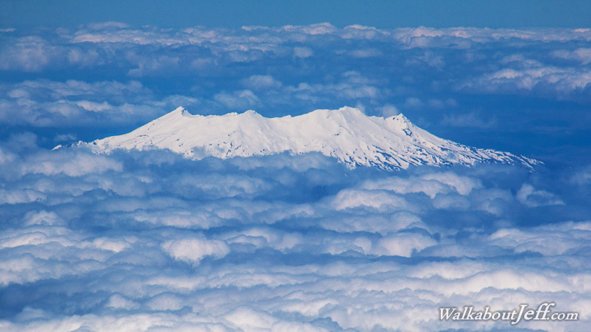 Volcano above the cloud
