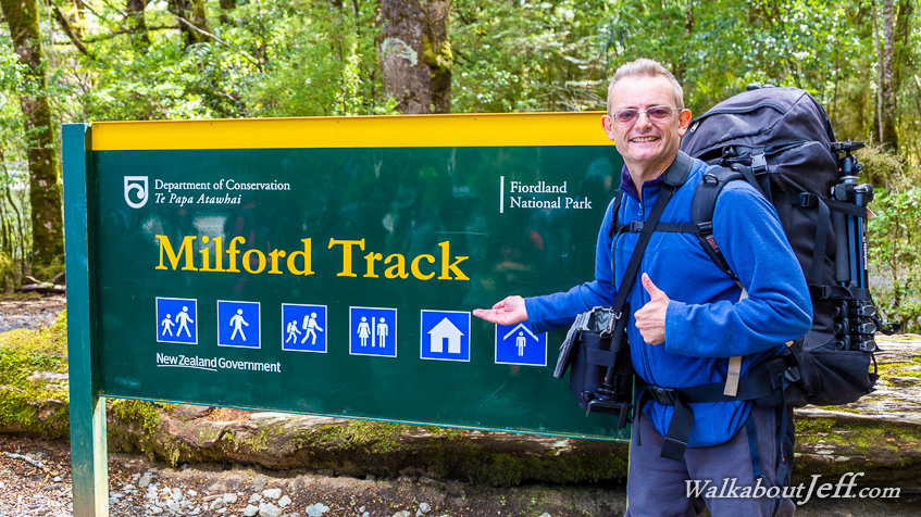 Starting the Milford Track