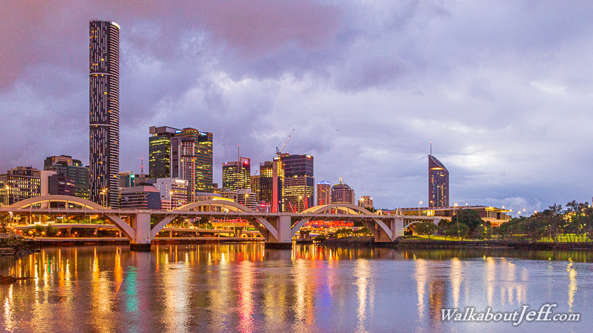 Brisbane city dawn