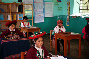 Children in classroom 