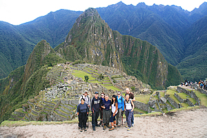 My group at Machu Picchu 