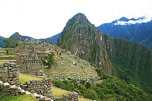 Machu Picchu from near the entrance 