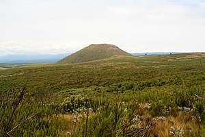 Solitary volcanic cone