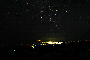 View of Moshe and the stars above