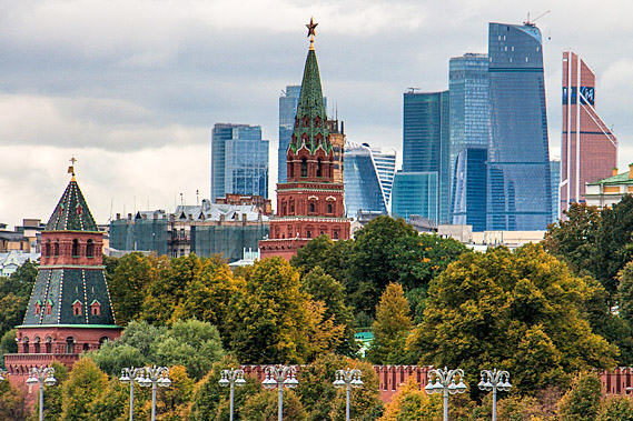 Moscow's financial district