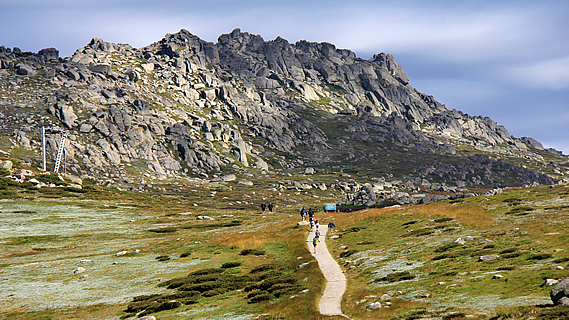 Track to Kosciuszko view