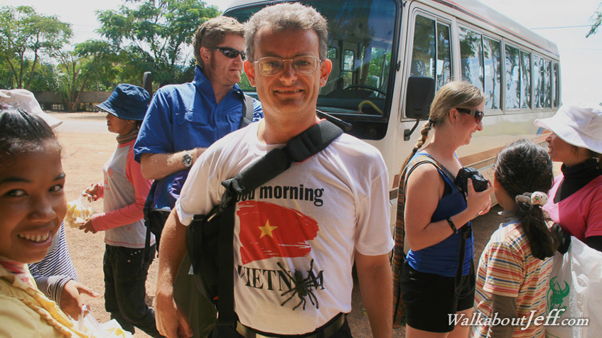 A tarantula in Cambodia