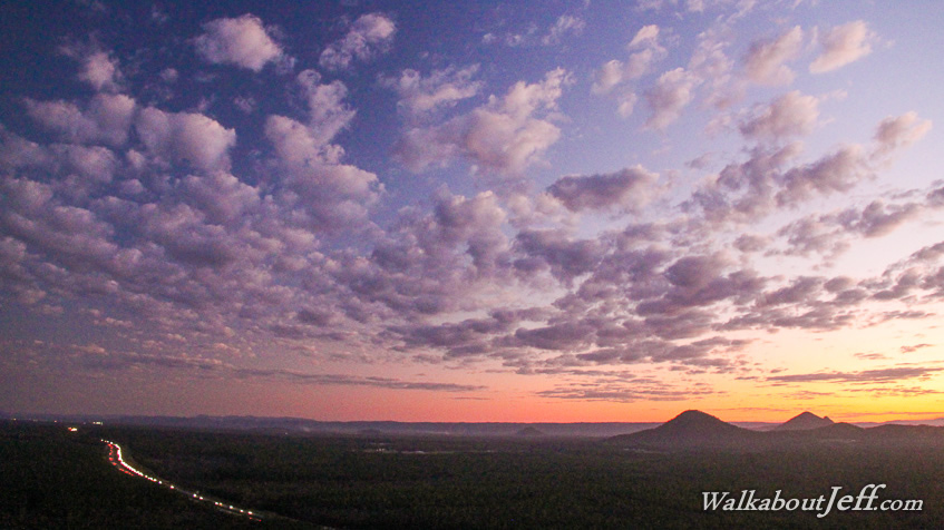 Wild Horse Mountain sunset