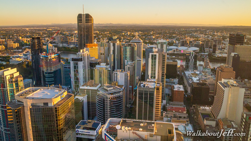Sunset from the 54th floor